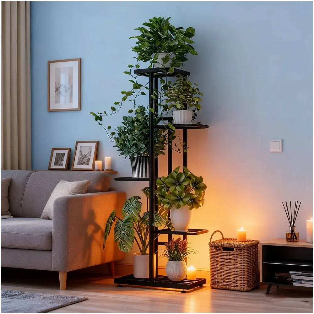 

BestSelling Plant Stand 7 6 5 4 Tier MultiFunctional Plant Shelf, Indoor Outdoor Use. Also Serves As Storage For Various Items,