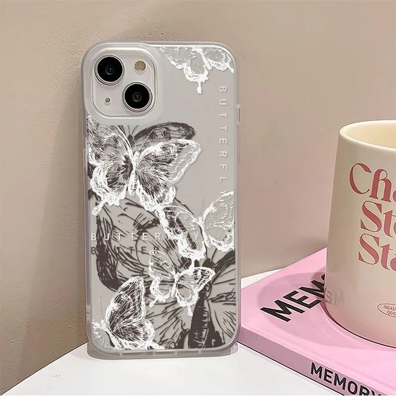 Чехол С Рисунком бабочки для iPhone 12