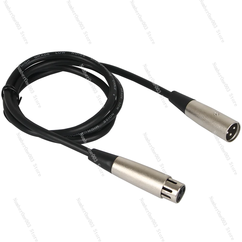 Professional Audio Cable with Shielding High Transmission Anti-Interference Audio Mixer XLR Male Female 6.35mm Cable
