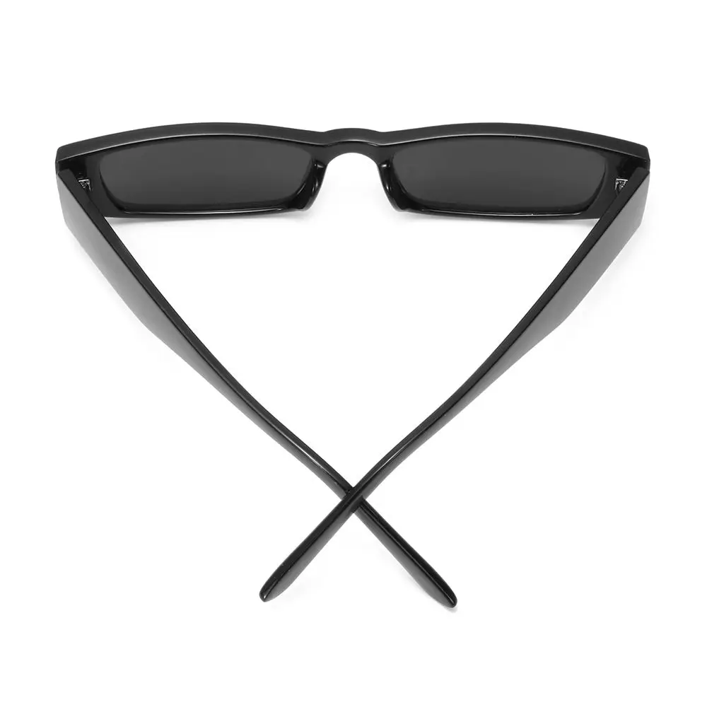 Women's Fashion UV400 Trending Small Frame Narrow Sunglasses Small Rectangle Sunglasses Retro Sun Glasses