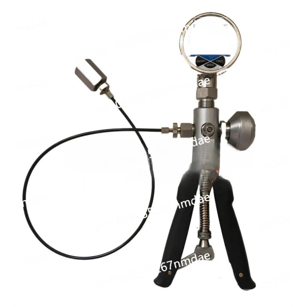 High Pressure Hydraulic Source Handheld Pneumatic Pressure Calibrator Marine Pliers Type Force Pump 0 ~ 700bar Hand Pinch