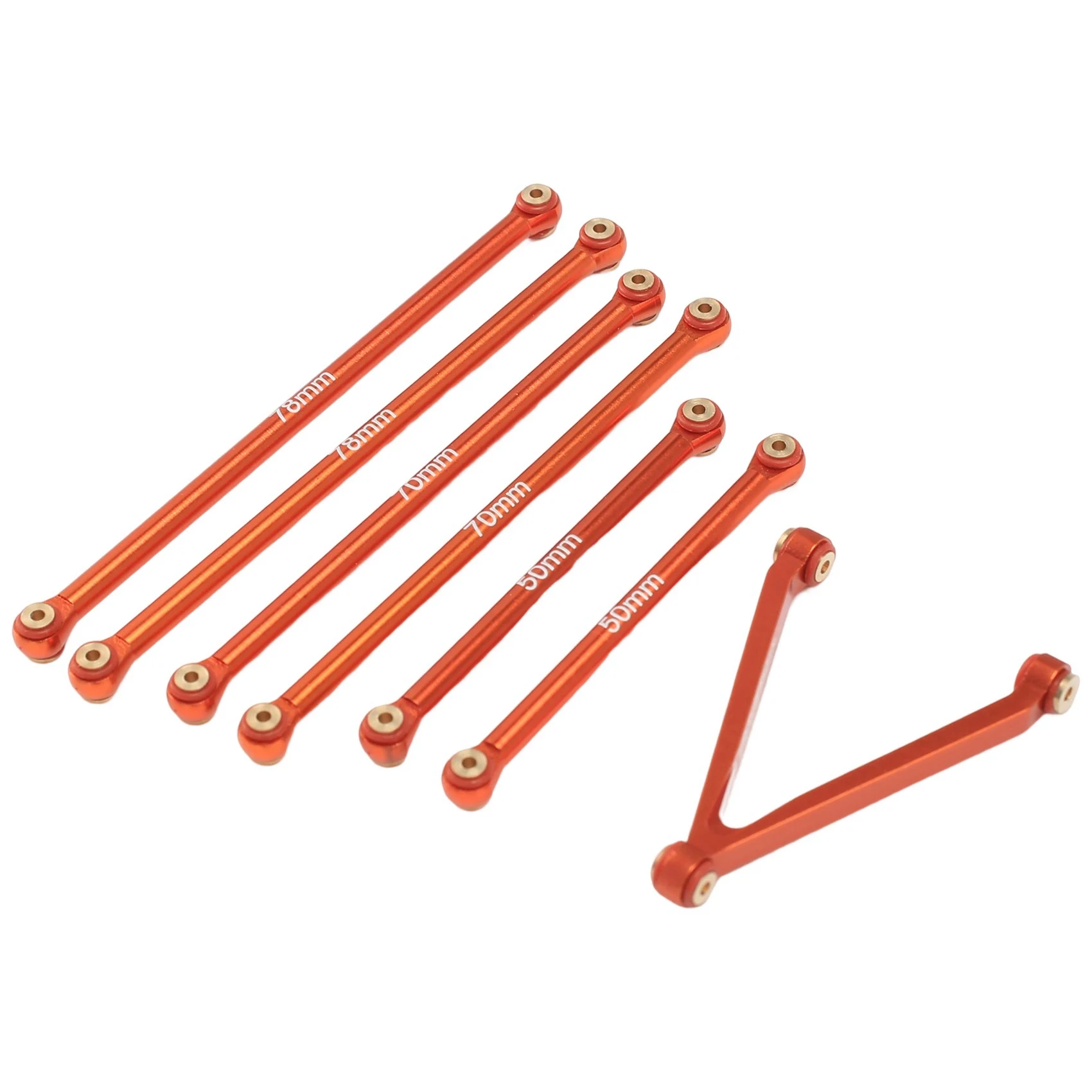 CNC Chassis Link Rod Linkage Set Für Axial SCX24 AXI00005 Jeep Gladiator 1/24 RC Crawler Auto Upgrade Teile