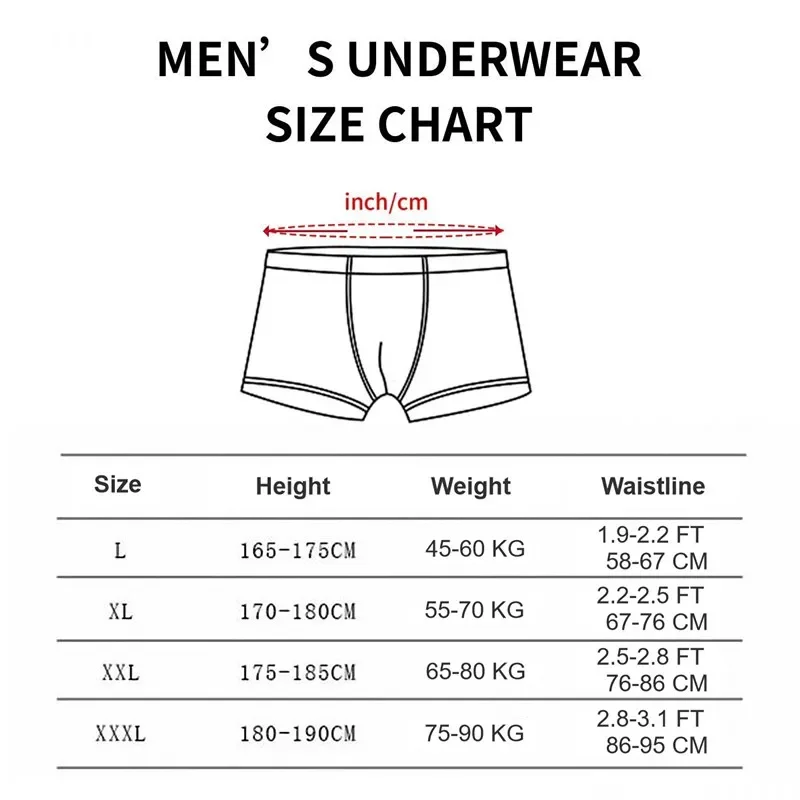 Fashion Creative Funny Men\'s Boxer Briefs Man Personality Printing Underpant Boxershorts Cartoon Breathable Sexy Panties Gifts