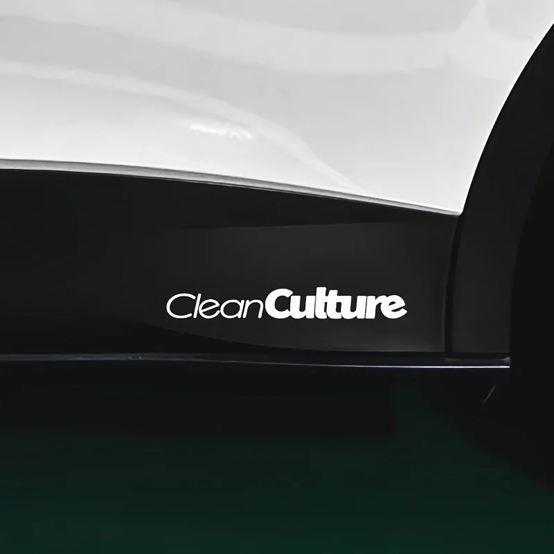 Clean Culture Stance Car Sticker Hellaflush Lowrider Decal Waterproof Vinyl for JDM Modified Car