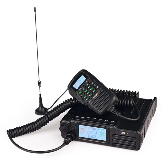 

NEWEST KSUN 50W 40W Dual Band VHF&UHF Car Radio GPS Control Dual Mode Car Station National Intercom +50W High Power Car Radio