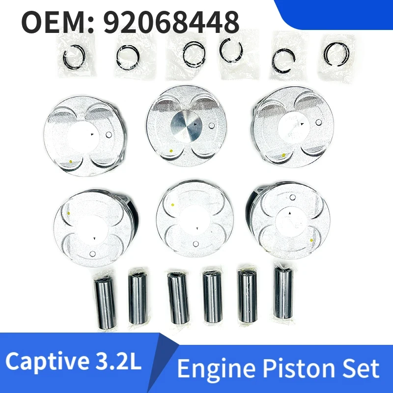 

Engine Piston Ring Pin Clip Assembly Kit STD 92068448 For GM Buick Chevrolet Captiva 3.2L 6 Pcs Auto Spare Parts Car Accessories