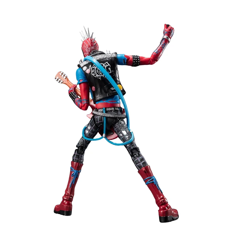 Spot Direct Delivery Bandai Original SPIDER-MAN ACROSS THE SPIDER-VERSE Anime Figure SHF PUNK Action Figure Toys For Kids Gift