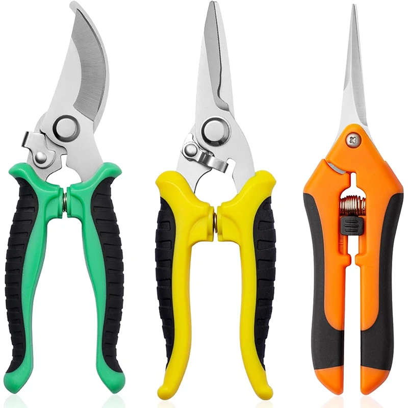 3PCS Stainless Electrician Scissors Multifunction Manually Shears Groove Cutting Wire And Thin Steel Plate Hand Tools