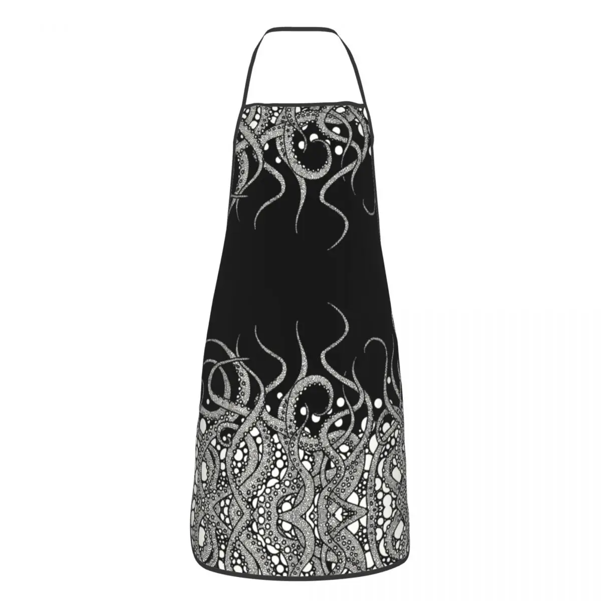 Cthulhu delantal de cocina Unisex para hombres y mujeres, tentáculos de monstruo de terror, cocina de Chef, cocina para hornear, Tablier para pintar