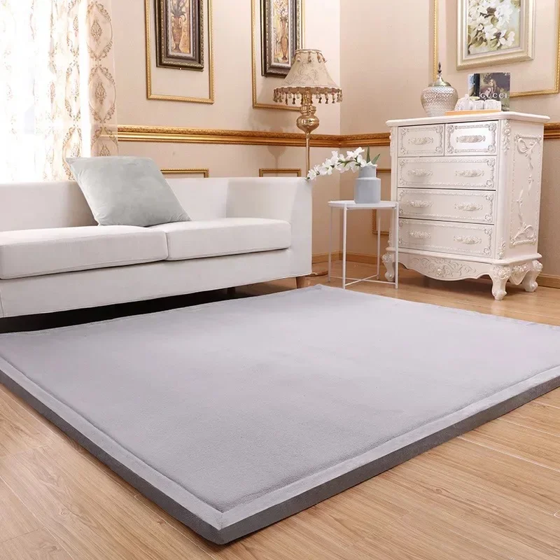 

Latest Japanese Style Thickening Coral Fleece Velvet Mattress Camel Bed Mattress Living Room Tatami Carpet Baby Crawling Mat