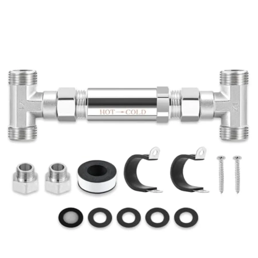 

304 Stainless Steel Bypass Valve for Instant Hot Water Recirculating Pump A Great Replacement for the Old Plastic Version