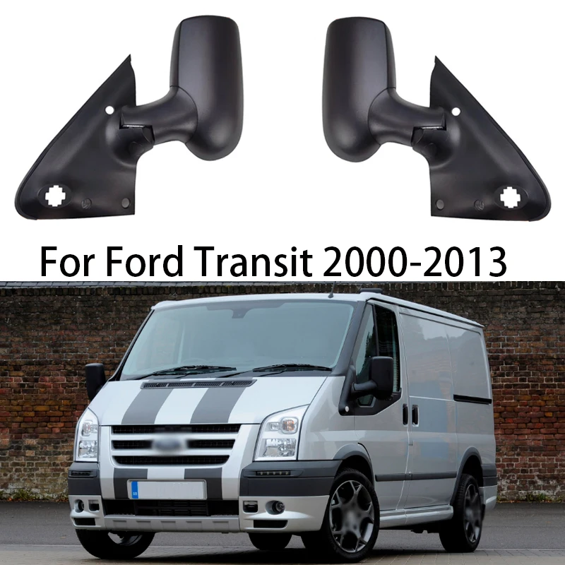 Auto-Accessoires Buiten Zijspiegel Achteruitkijkspiegel Voor Ford Transit 2000-2013 Auto Elektrische Lens Afstelling Spiegel Assy