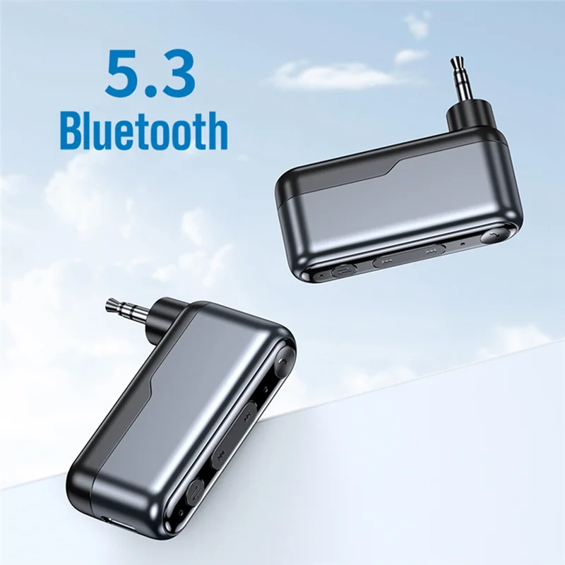 AF93-بلوتوث 5.3 سيارة AUX محول سماعة لاسلكية تعمل بالبلوتوث محول بلوتوث سيارة محول للسيارة/المنزل ستيريو