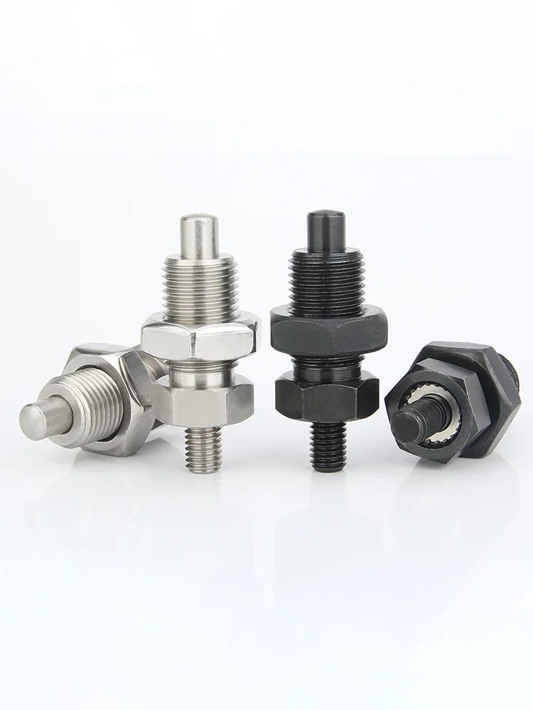 

Finne Thread Index Plunger Stainless/Carbon Steel Index Bolt VCN223 Rapid Release Pins Mini Indexing Plungers With Nuts