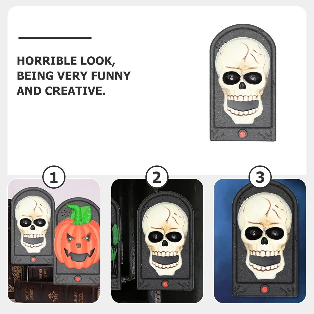 

Decorate Electric Doorbell Halloween Decorations Indoor Plastic Spooky Doorbells