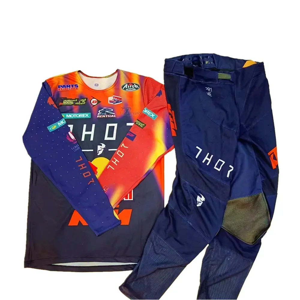 Ready To Race 2024 FXR REVO Dirt Bike Gear Set Off Road Moto Jersey Set Motocross Kits Motorcycle Suit