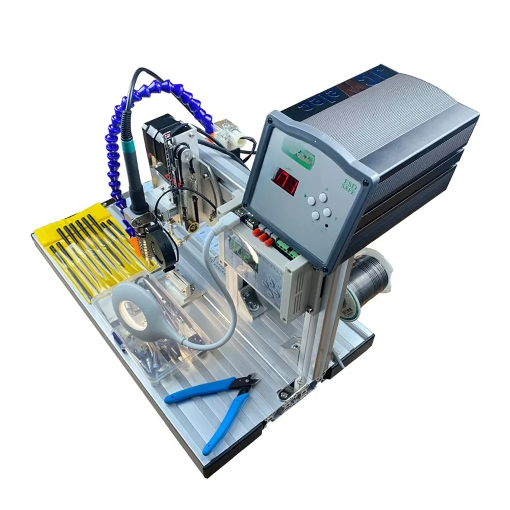 TS205H Factory Supplies Semi Automatic Data Cable Soldering Machine Wire Soldering Machine