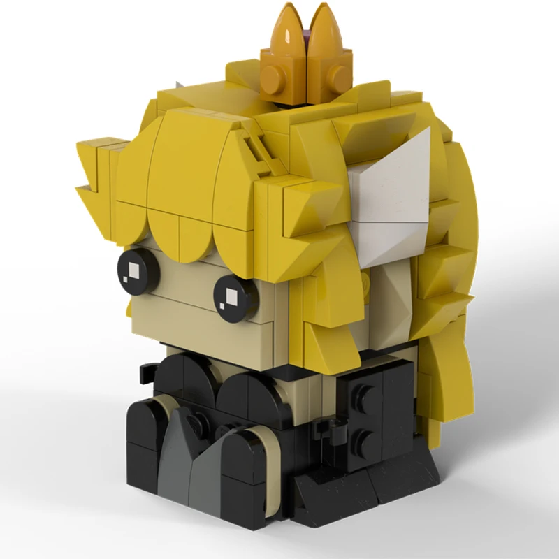 

172 шт. MOC Bowsette Brickheadz, итальянские строительные блоки сантехника, рождественский подарок, расширенная коллекционная витрина для энтузиастов