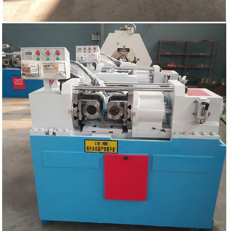 Hydraulic Thread Rolling Machine With Gearbox And Motor 380V Bolt And Nut Making Machine