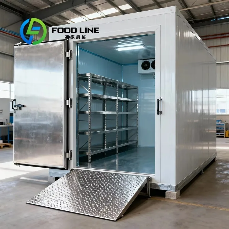 Stationary Cold Storage Room For Seafood Low Temperature Cold Chamber For Frozen Seafood And Aquatic Products Preservation