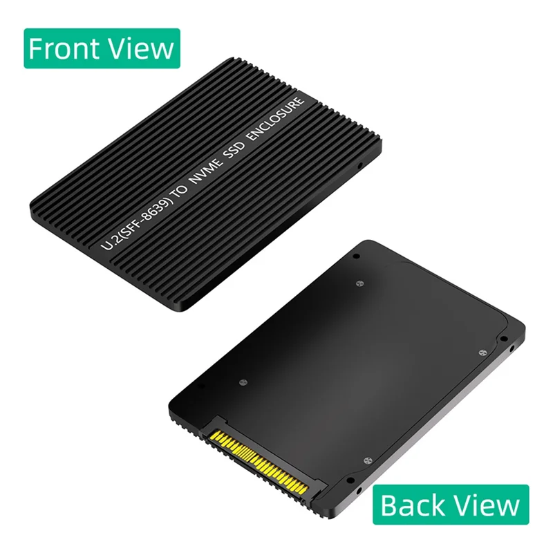 T35C U.2 To NVME Adapter 2.5Inch SFF-8639 PCI-E U2 To M2 M Key Riser Board Enclosure Socket For M.2 SSD Box Converter