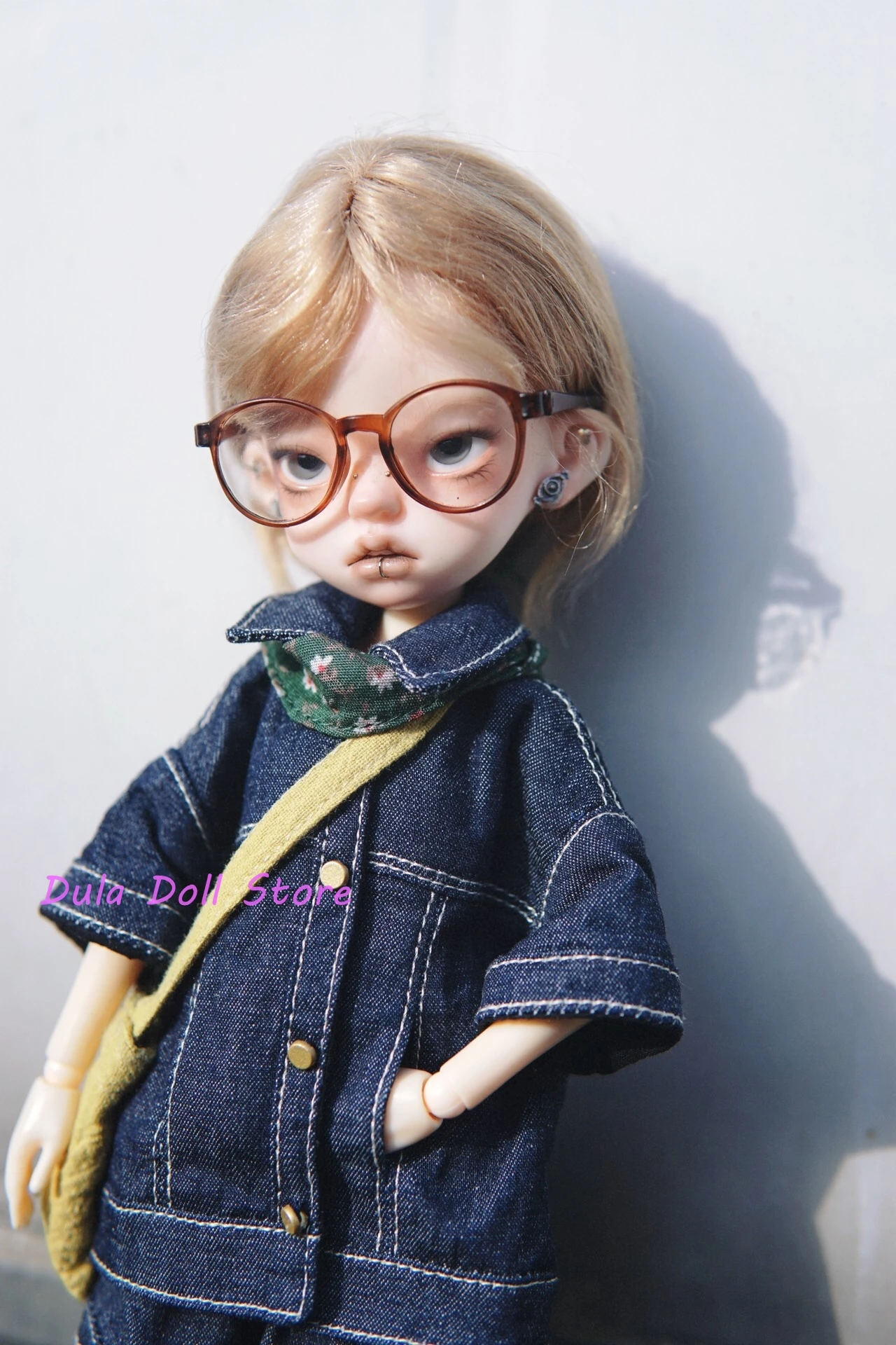 デュラ人形の服ドレスブルーカウボーイスーツブライス ob24 ob22 アゾンリカちゃん ICY JerryB 1/6 Bjd 人形アクセサリー