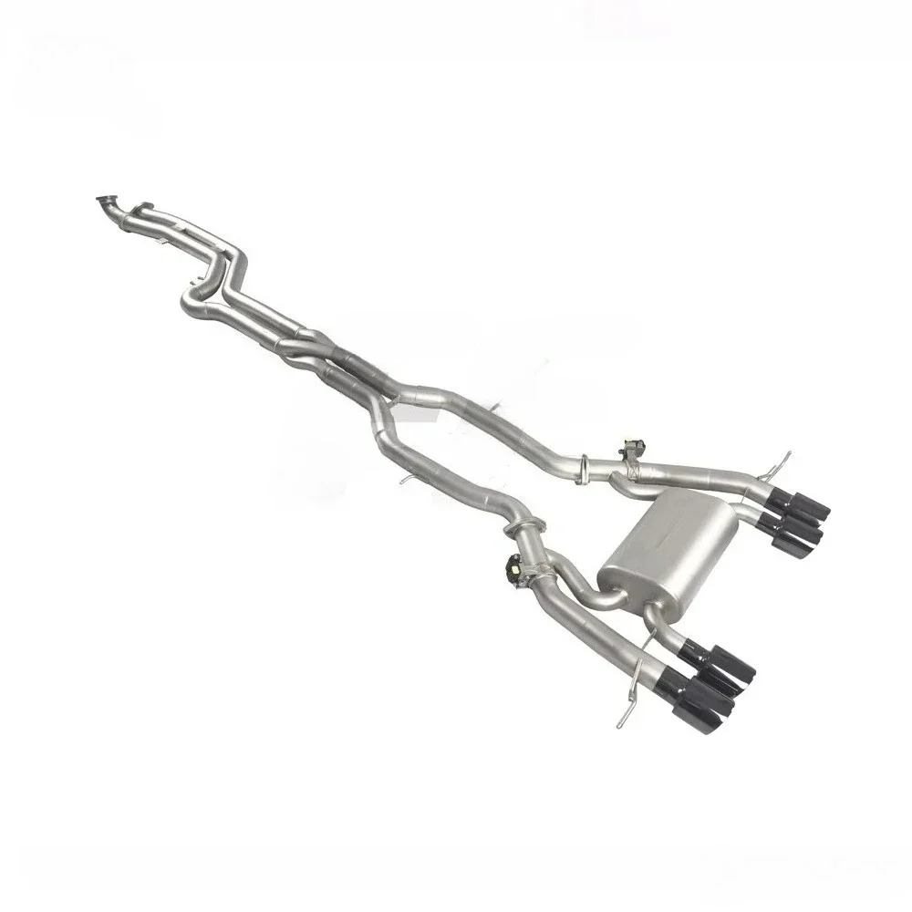 New Style Z-PIPE Valvetronic Catback Exhaust for M3/M4 G80/G82 M2 G87 S58 3.0T Equal Length Mid Pipe With Z Pipe