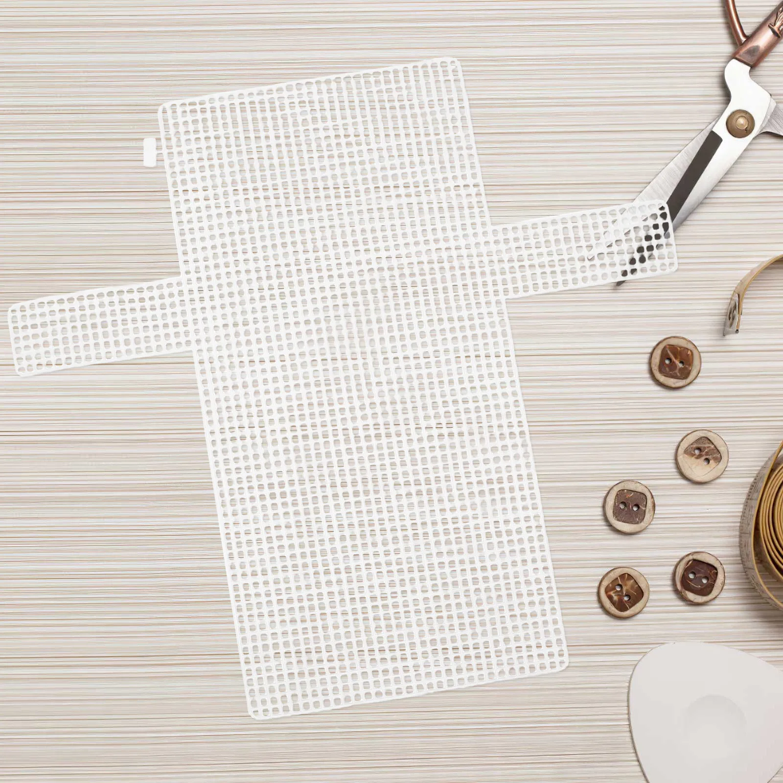 

10Pcs Clear Plastic Mesh Sheets for DIY Bag Making Kit Easy to Handle and Long Lasting for Various Crafting Projects White