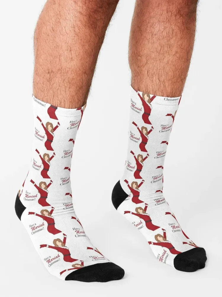 Bonne Mariah Noël! Ensemble de chaussettes de sport Parker pour hommes et femmes