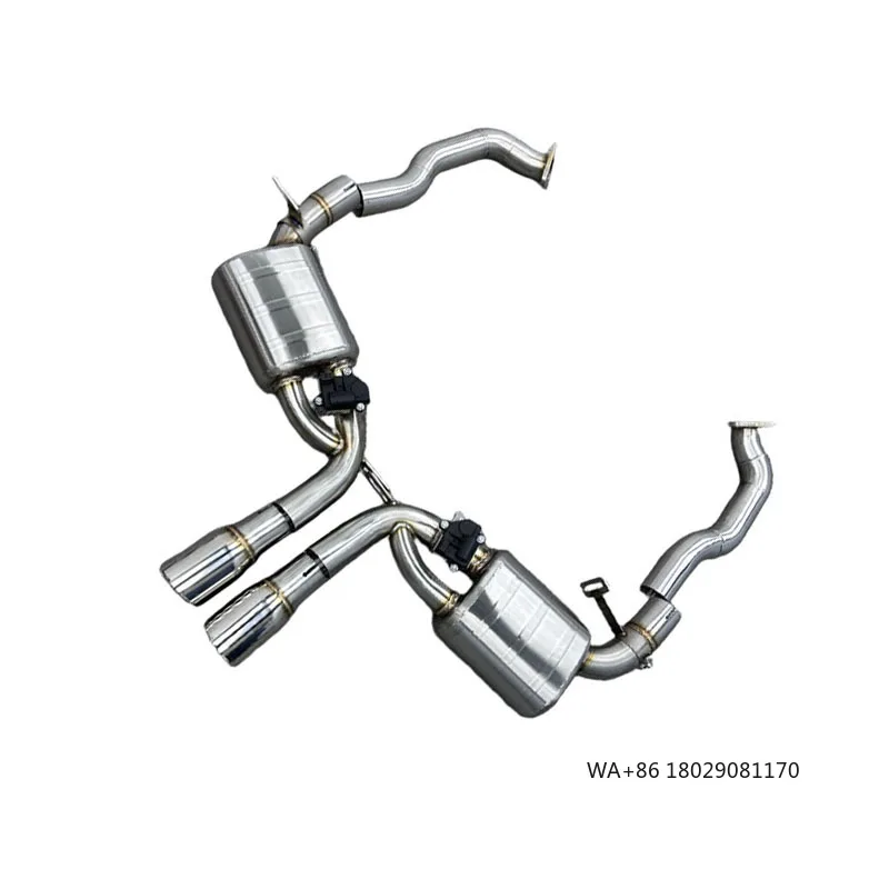 OEM Quality Stainless Steel Catback for  981 Boxster 2012-2015 Racing Sport Axle Back Valvetronic Exhaust System