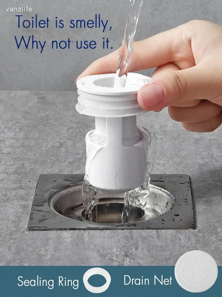 Deodorant bathroom toilet sewer drain core cover household pest silicone gel artifact core cover drain core felled