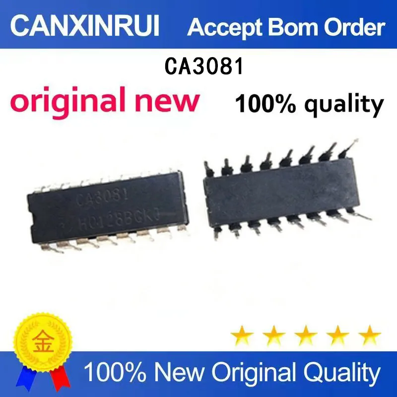 

(5-100 Pieces) Brand new original CA3081 integrated circuit IC directly inserted DIP16 spot chip IC