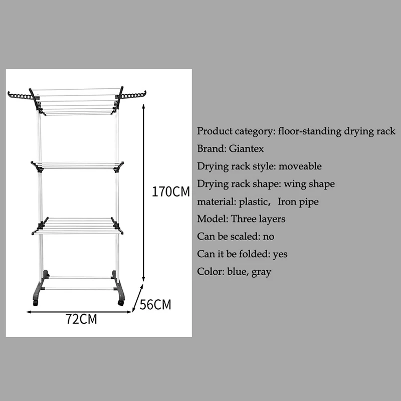 COSTWAY Clothes Hanger Coat Rack Floor Hanger Storage Wardrobe Clothing Drying Racks Porte Manteau Kledingrek Perchero De Pie