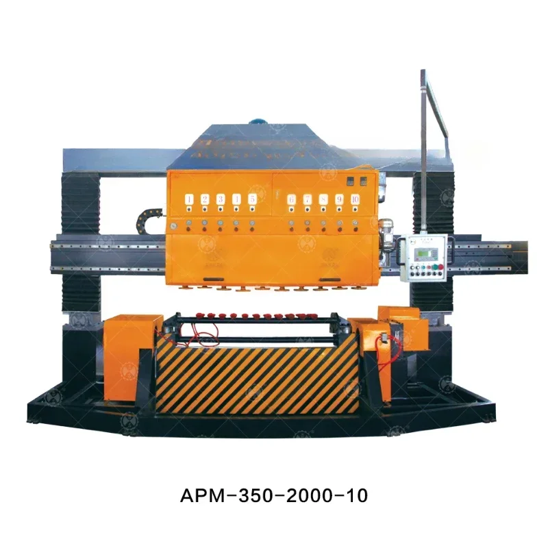 Automatic Multi-head Marble Granite Stone Polishing Machine/China Round Plate Polishing Machine Manufacturer