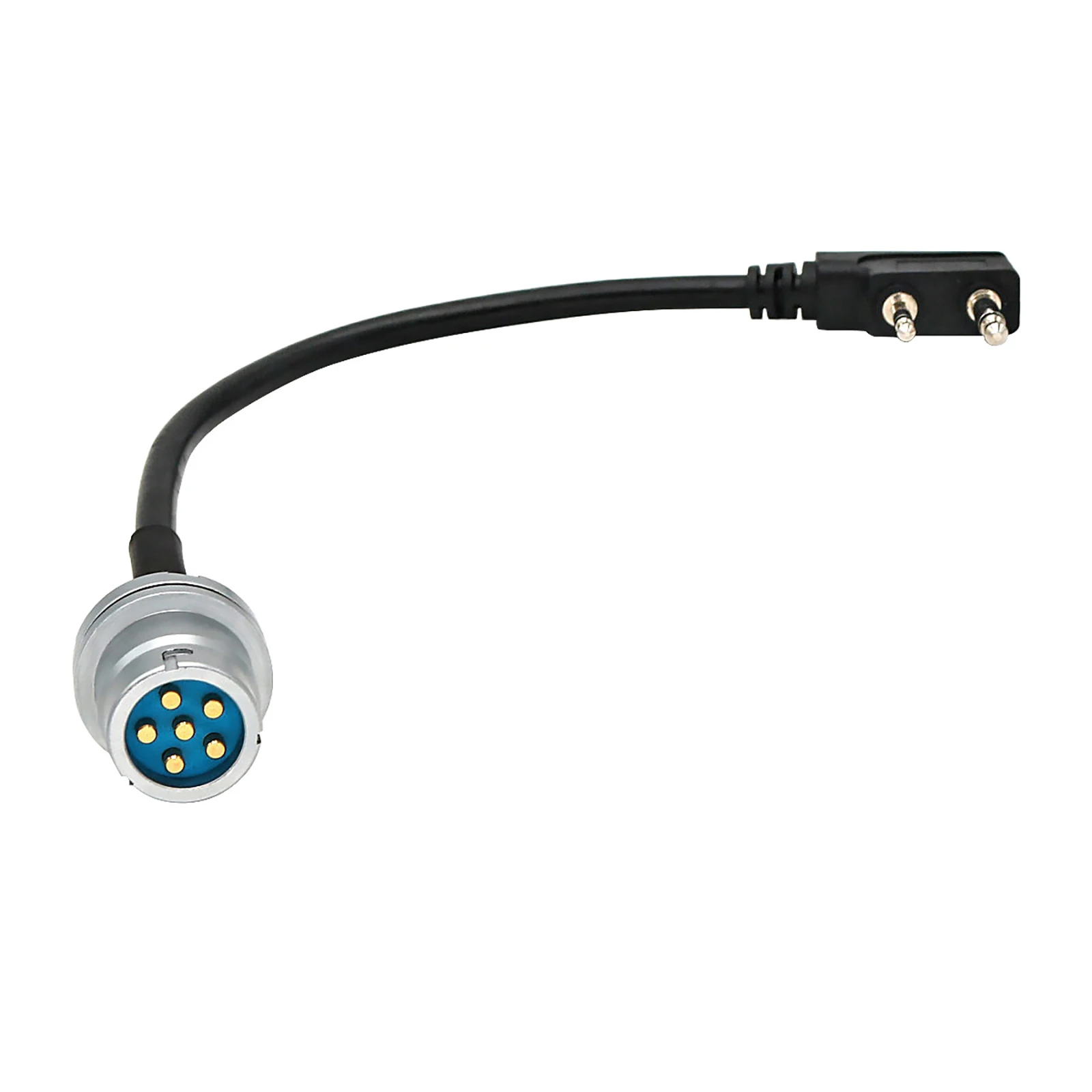 

1 шт. для AN/PRC 148 152 152A Walkie-Talkie Accessories DIY Connector U-283/U 6Pin Plug to For Kenwood Socket K-Type Adapter Cable