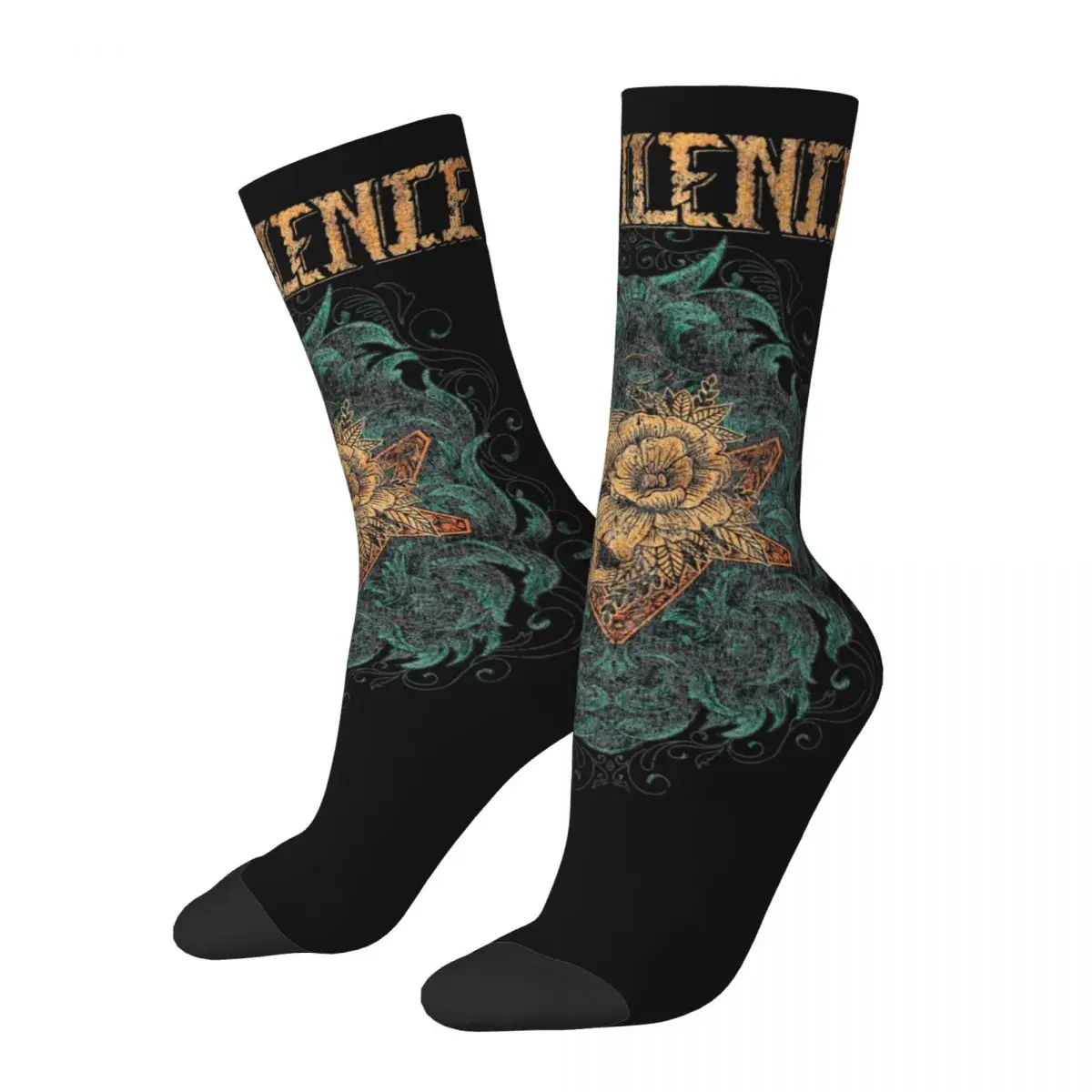 Men's Women's Pestilence Rock Metal Band Socks Super Soft Casual Socks Novelty Product Middle Tube Socks Amazing Gift