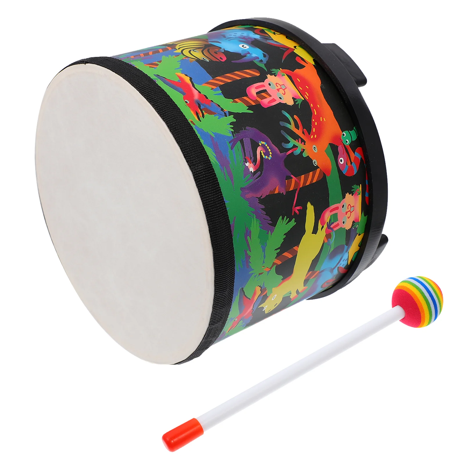 Bass Drum Juguetes musicales Percusión Instrumentos para niños Mano para niños Navidad