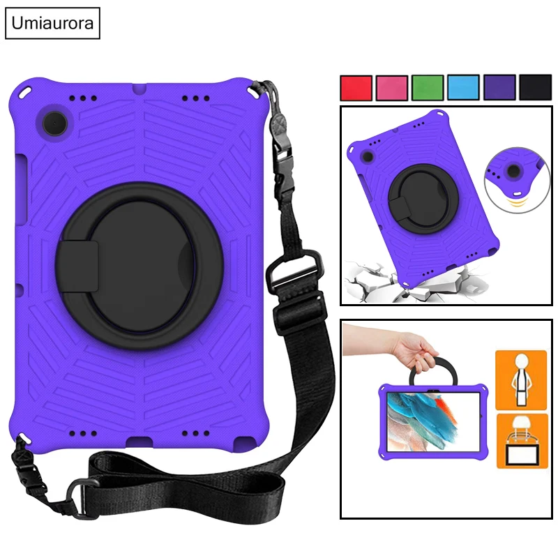 

Kids EVA Stand Tablet Case For Samsung Tab S5E S6 Lite 10.4 SM-P610 A7 A8 10.5 inch SM-X200 T220 T500 T720 T860 Shockproof Cover