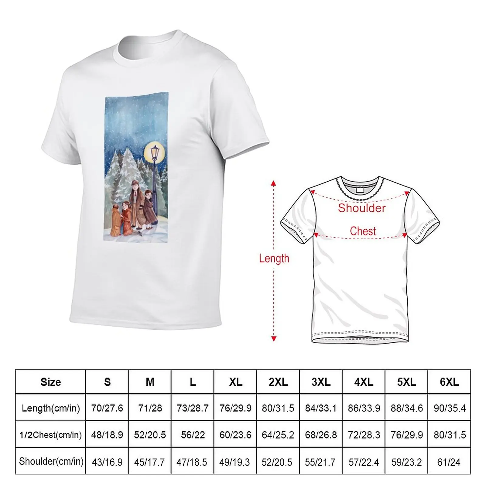 The Chronicles of Narnia: The Lion, The Witch, & The Wardrobe T-Shirt cute clothes Men's clothing