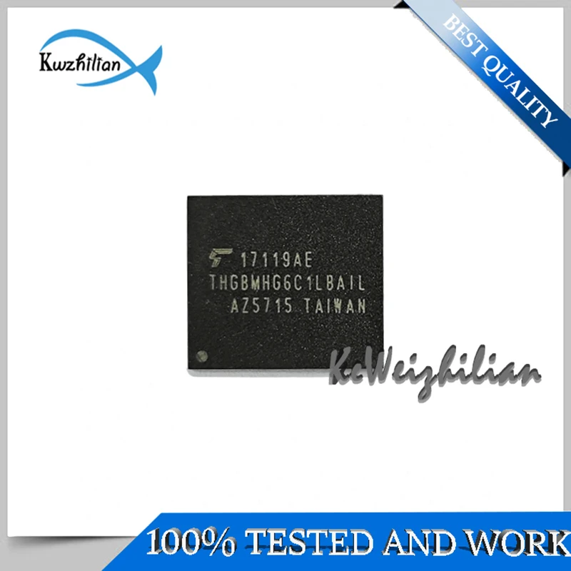 THGBMHG6C1LBAIL  THGBM5G6A2JBAIT  8GB  EMMC  153FBGA  New original and Second hand Tested OK  Memory chips  Flash Hard disk IC