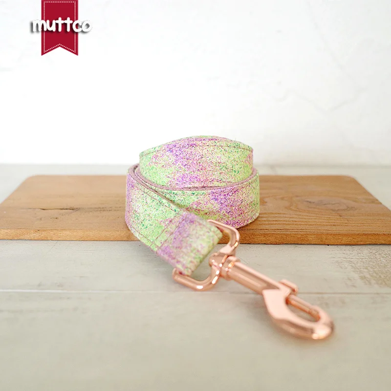 MUTTCO this collar uses inkjet color matching SPRING TASTY to add a strong artistic color 5 sizes UDC190