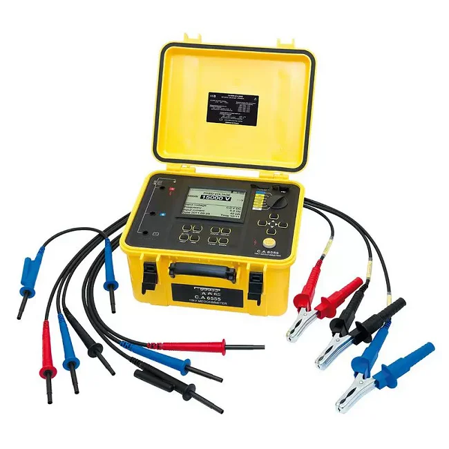 Brand New Insulation Tester CA6555 15 KV with (0.01% + 1) Accuracy and 0-8mA Current Range