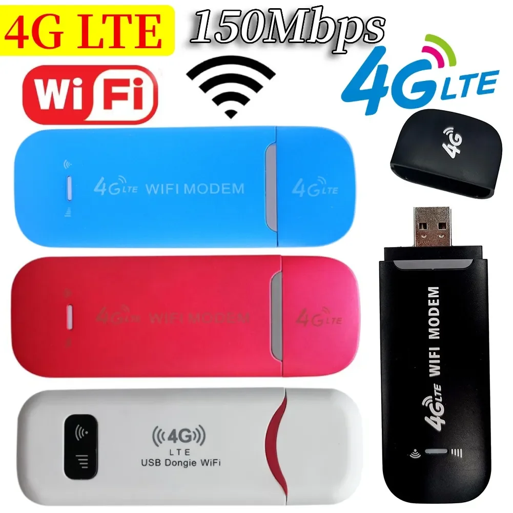 

NEW 4G WiFi Router Wireless USB Dongle 150Mbps Modem Stick Wi Fi Adapter 4G LTE Router Mobile Wifi Hotspot With Sim Card Slot