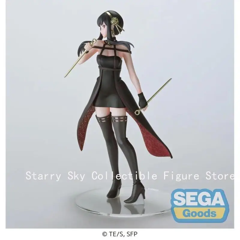 정품 세가 스파이 패밀리 프리미엄 피규어 요르 포저 쓰론 프린세스 오리지널 애니메이션 피규어 모델 수집가 피규어 장난감 선물 인형