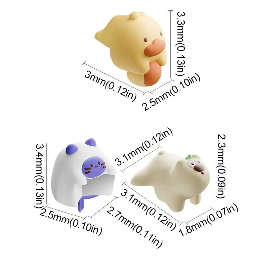 4pcs Cartoon T Shaped Table Corner Protectors Security Self-Adhesive Protection Edge Cover Anti-Collision Soft Angle Guard Kids