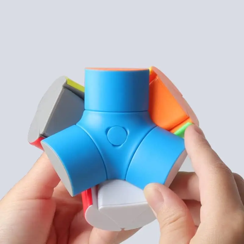 Sengso Q-Platypus Magic Column Cube Shengshou Strange Shape Cube Stickerless Twist Puzzle Speed Cube Lernspielzeug Cubo Magico