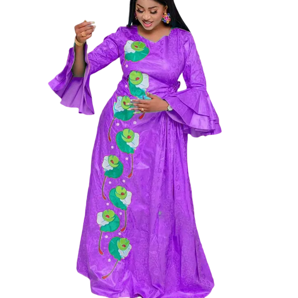 

Bazan Printed Evening Dress,A Modern Interpretation of Traditional Rituals, Versatile throughout the Seasons