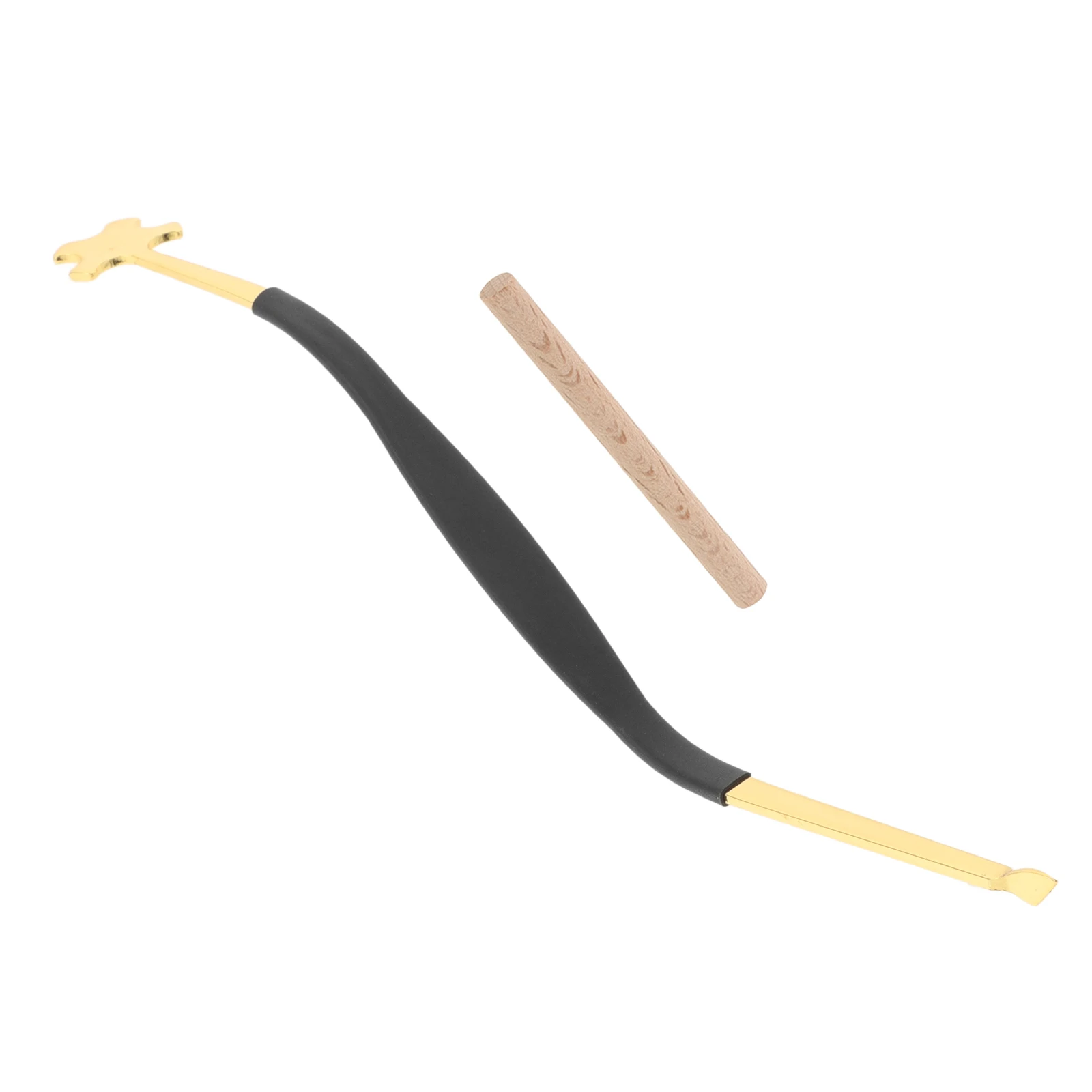 

2pcs Sound Post Tool Set Metal Upright Column Tool For Violin Cello Repair Maintenance Golden Durable Ergonomic Design