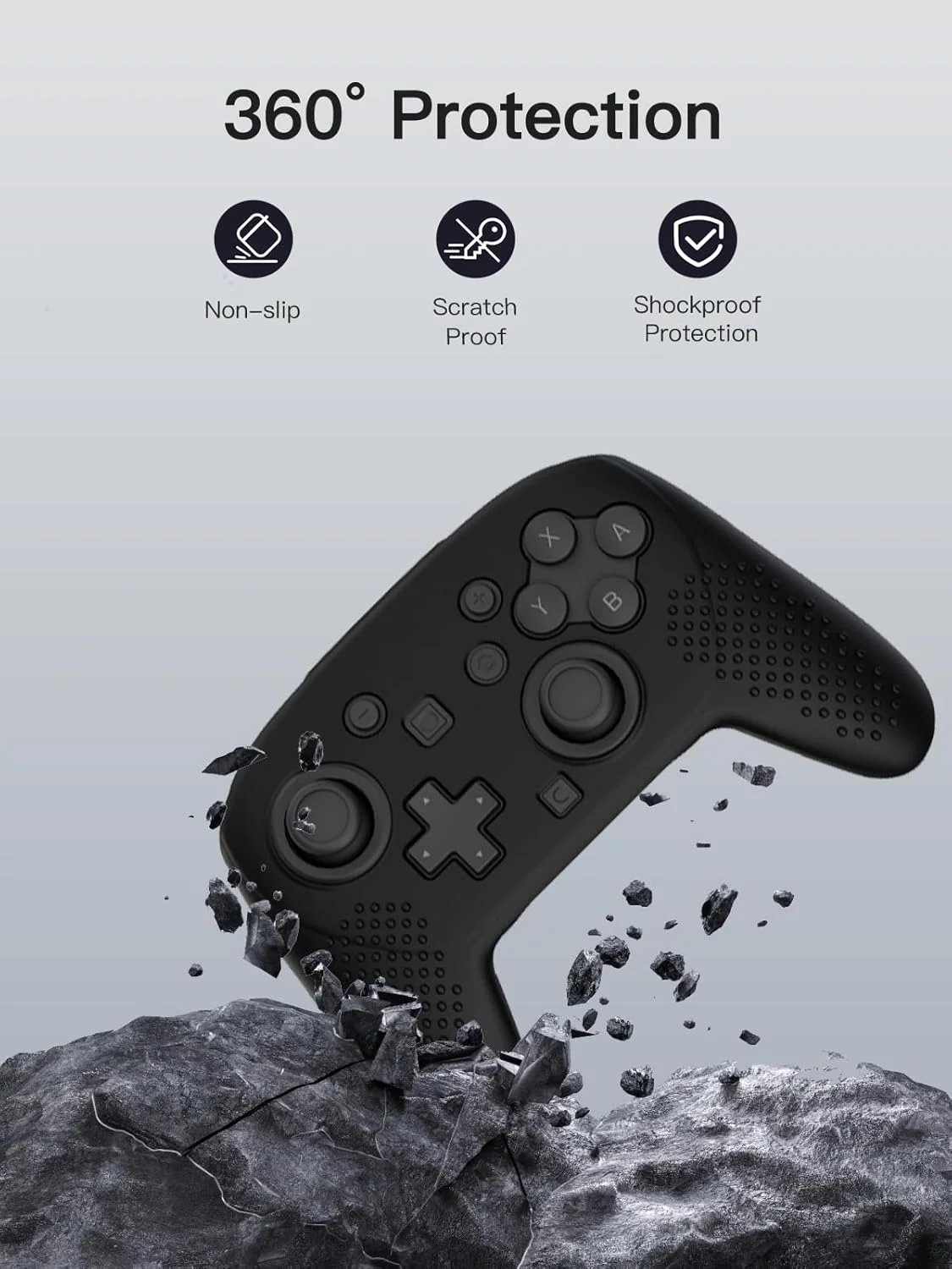 Силиконовый чехол для контроллера Nintendo Switch 2 Pro, геймпада, мягкий защитный чехол, противоскользящий чехол для NS2, аксессуары