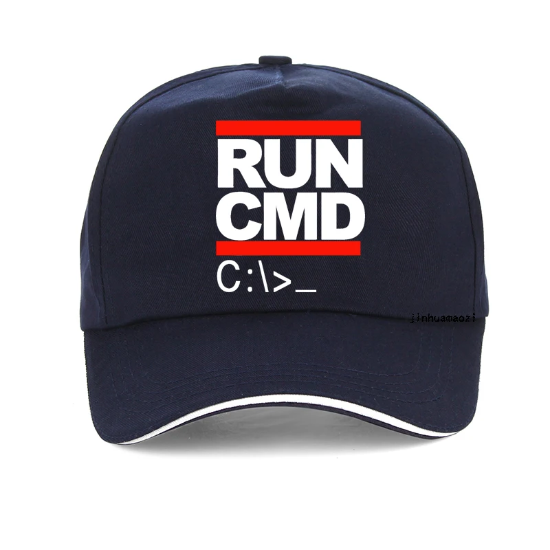 تشغيل Cmd الكمبيوتر مبرمج قبعة مضحك هدية عيد ميلاد للرجل صديقها الزوج الصيف قبعة بيسبول قابل للتعديل القبعات الرياضية في الهواء الطلق